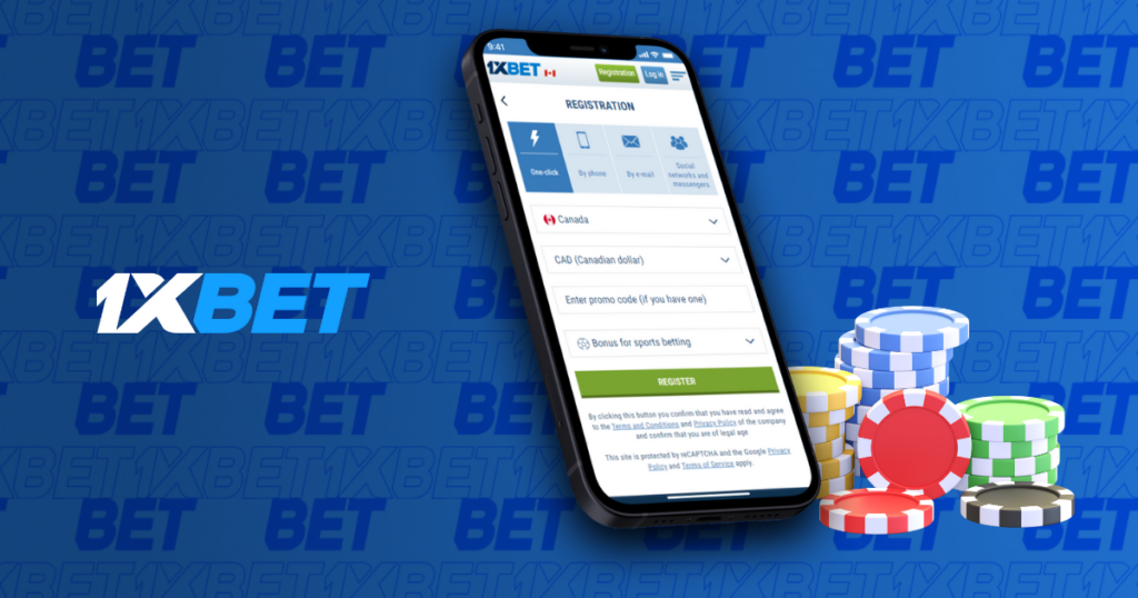 1xBet Registering App Account